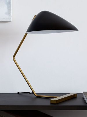 Curvilinear Mid-century Table Lamp