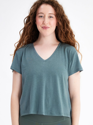 Thistle Eva V-neck Tee