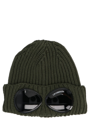 C.p. Company Logo Goggle Beanie