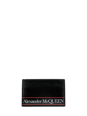 Alexander Mcqueen Logo Print Cardholder