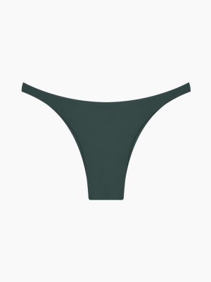 Praia Modern Skimpy Side Bikini Bottom - Wakame Green