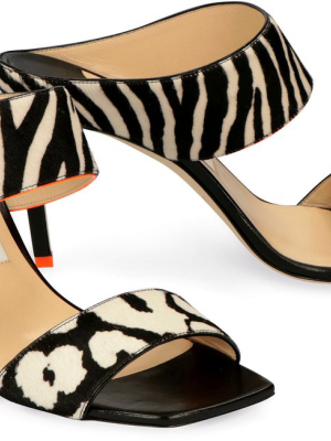 Jimmy Choo Hira Animalier Print Sandals