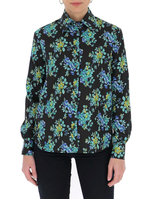 Pinko Floral Crêpe De Chine Shirt