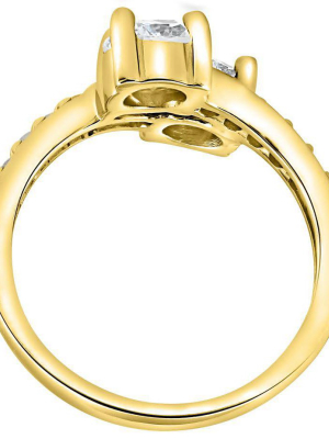 Pompeii3 1 1/2 Cttw Forever Us 2-stone Diamond Engagement Forever Us Ring 14k Yellow Gold