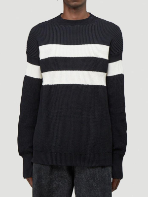 Marni Contrast Stripe Knit Jumper