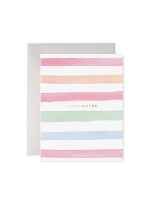 Easter Stripes Card