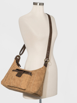 Bolo Leather Montville Hobo Crossbody Bag - Brown