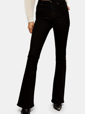 Pure Black Jamie Skinny Flared Jeans