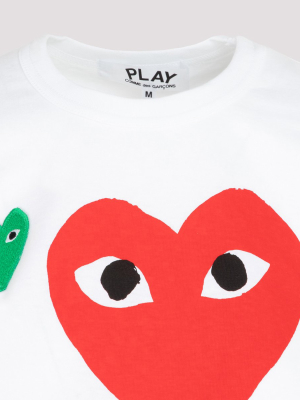 Comme Des Garçons Play Graphic Print Long Sleeve T-shirt