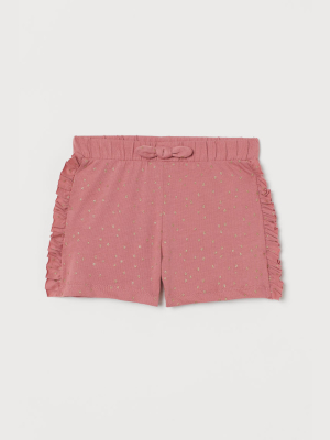 Ruffle-trimmed Shorts