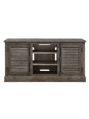 Cheshire Tv Console For Tvs Up To 65" Wide - Rustic Gray - Room & Joy