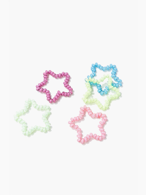 Star Spiral Hair Ties