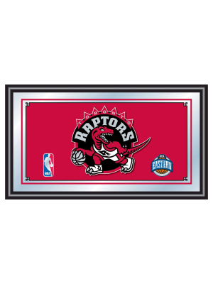 Toronto Raptors Team Logo Wall Mirror