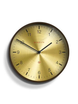 Mr Clarke Clock In Brass