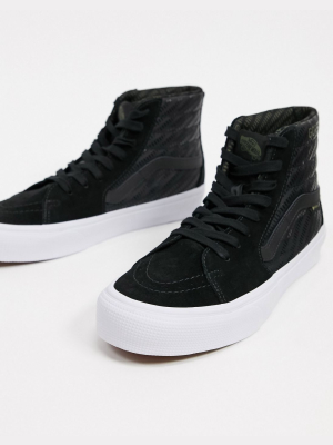 Vans Sk8-hi Gore-tex Sneakers In Black/white