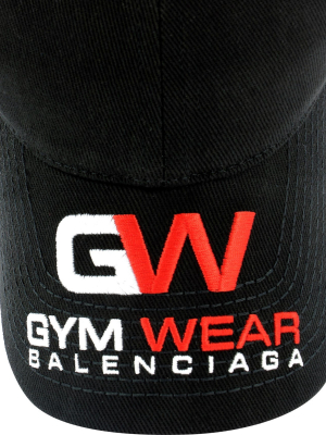 Balenciaga Gym Wear Logo Baseball Cap