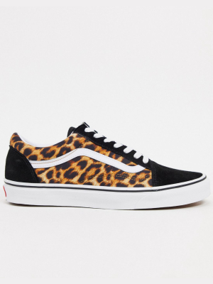 Vans Old Skool Sneakers In Leopard Print