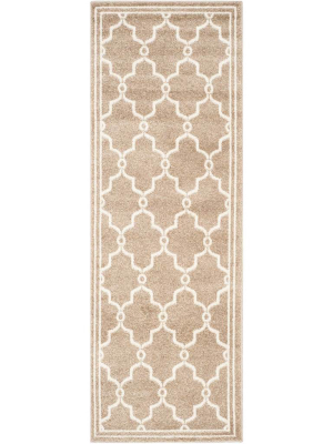 Amherst Trellis Wheat/beige Runner Rug