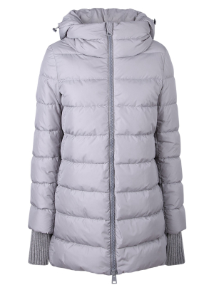 Herno Hooded Zip-up Puffer Jacket