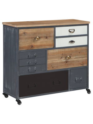 Ponder Ridge Accent Cabinet Gray - Signature Design By Ashley