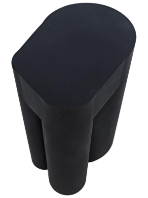 Blair Side Table, Black Metal