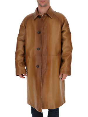 Prada Single-breasted Oversized Coat