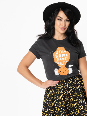 Unique Vintage Save Halloween Unisex Tee