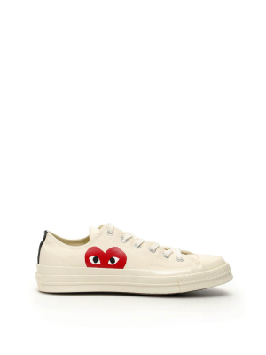 Comme Des Garçons Play X Converse Chuck Taylor Heart 1970s Sneakers