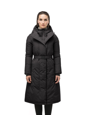 Lara Ladies Belted Parka