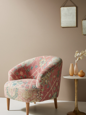 Rug-printed Simon Accent Chair