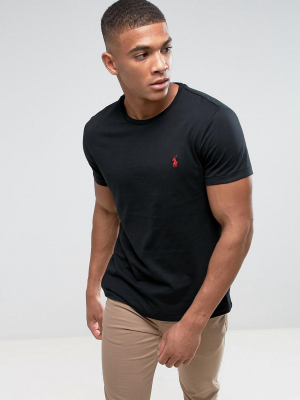 Polo Ralph Lauren Regular Fit Crew Neck T-shirt In Black