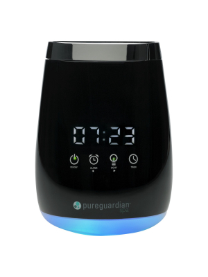 Spa260 Ultrasonic Cool Mist Deluxe Aromatherapy Essential Oil Diffuser With Touch Controls & Alarm Clock - Pureguardian