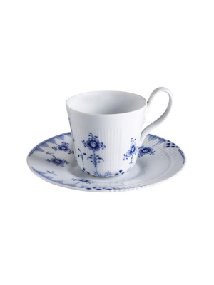 Blue Elements High Handle Cup & Saucer