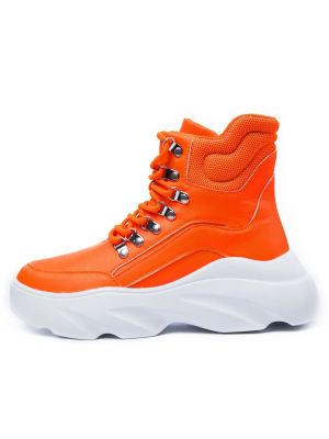 Aston Orange Women's Boot