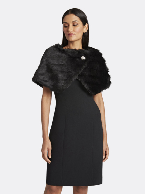 Faux Fur Capelet