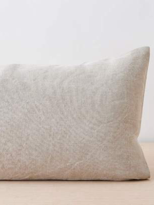 Stonewashed Flax Lumbar Pillow