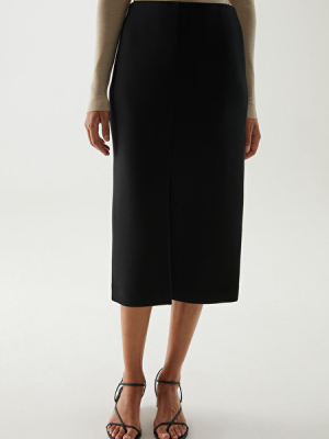 Scuba Midi Skirt