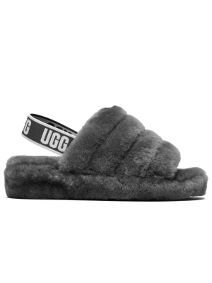 Ugg Women's Fluff Yeah Slide - Charcoal