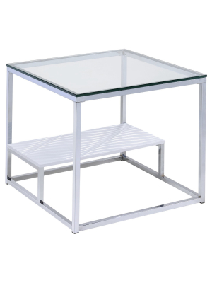 End Table Chrome - Acme Furniture