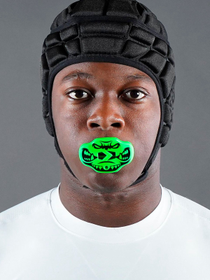 Bulldog Green Football Mouthguard