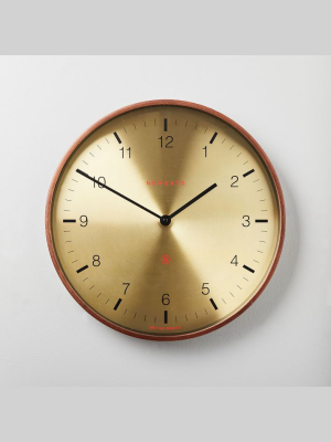 Mr. Clarke Wall Clock - Medium (brass)