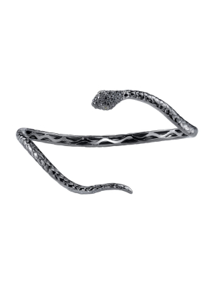 Black Diamond Snake Wrap Cuff