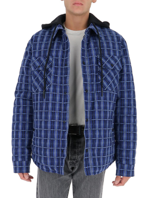 Off-white Checked Hooded Jacket