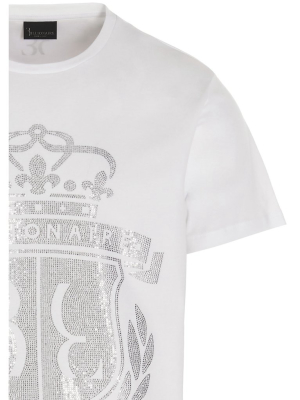 Billionaire Stud Embellished T-shirt