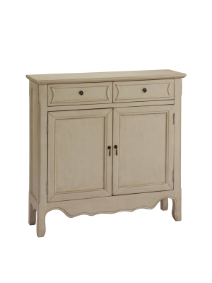 Bristol Traditional 2 Drawer And 2 Door Cabinet - Treasure Trove Accents