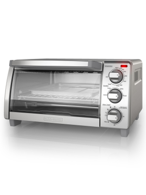 Black+decker 4 Slice Natural Convection Toaster Oven - Stainless Steel To1745ssg