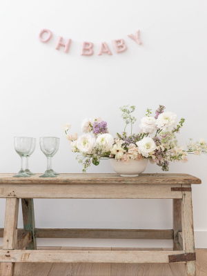 Oh Baby Felt Garland - Blush