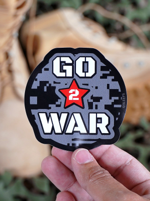 Go To War Sticker