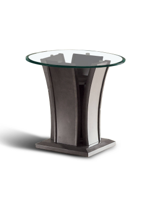 Gabriella End Table Gray - Iohomes