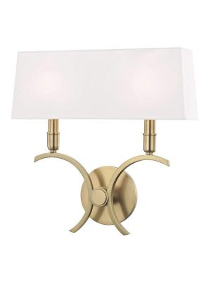 Gwen 2 Light Large Wall Sconce